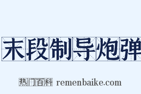 末段制导炮弹是什么意思的图片